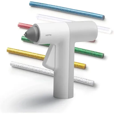Produktbild von Akku Heißklebepistole 30s Schnellaufheizen Typ-C mit 10 Klebesticks Kabellos für DIY Reparatur 2000mAh
