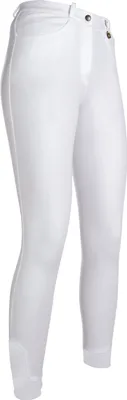 Produktbild von HKM Reithose Kate Silikon-Kniebesatz WEIß, Gr. 40