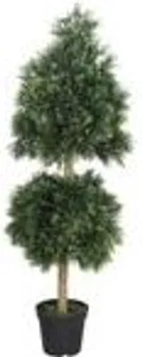 Produktbild von Zypresse Konifere Kunstpflanze Kunstbaum Deko Baum Künstliche Pflanze im Topf Künstlich Kunstpflanzen Innendekoration 160 cm Decovego