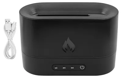 Productafbeelding van Aroma diffuser - 250 ml - Luchtbevochtiger - Vlameffect nachtlampje