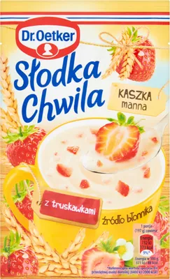 Obrázok produktu pre Dr.Oetker kaszka manna o smaku truskawkowym 47,5 g