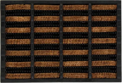 Produktbild von Fußmatte Kokos Gummi 40 x 60 cm Schmutzfangmatte Fußabtreter Türmatte Kokosmatte