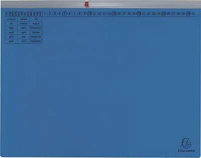 Immagine prodotto di Exacompta 370207B 25x Hängehefter Exaflex Karton blau