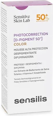 Zdjęcie produktu dla Sensilis Fotocorrectie AR SPF 50+ Krem przeciwsłoneczny do twarzy 40ml do skóry wrażliwej z zaczerwienieniami i/lub trądzikiem różowatym