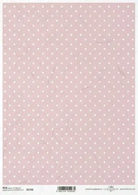 Image de Papier de riz pour découpage en points ITD-R1720 - A4