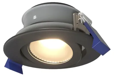 Image de HOFTRONIC - Spot encastrable LED 4W 345lm 4000K IP65 Noir Dimmable Inclinable GU10