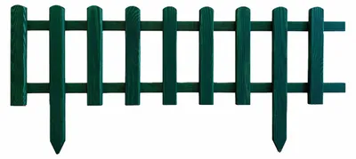 Zdjęcie produktu dla Płot ogrodowy sosnowy Zielony 104 x 40 cm 4 szt.