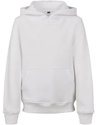 Immagine prodotto di Build Your Brand - Felpa con cappuccio "Basic" per bambini LT2637 (116) (bianca)