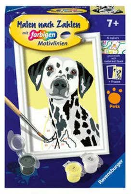 Produktbild von CreArt, Malen nach Zahlen Kinder - Niedlicher Hund