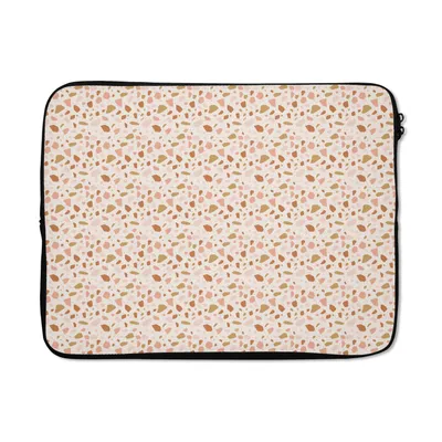 Produktbild von MuchoWow® Laptop Hülle 15 Zoll Textur - Muster - Terazzo Laptoptasche - Laptoptasche - Sleeve - Rundum-Schutz