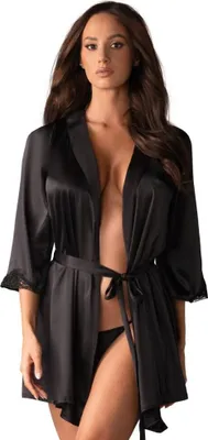 Immagine prodotto di Obsessive - Kimono Satinia nero S / M