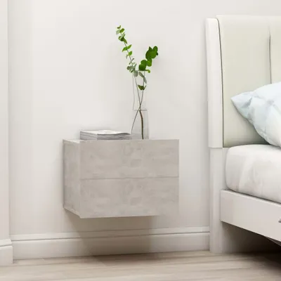 Obrázok produktu pre vidaXL Nočné stolíky 2 ks. Betónová sivá 40x30x30 cm odvodený drevený výrobok