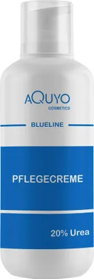 Produktbild von Blueline 20% Urea Creme, Schrundencreme für sehr trockene und verhornte Haut (500ml) | Pflegecreme bei Schuppenflechte und Neurodermitis, Hornhaut erweicher und Hornhautentferner | Hautcreme Feuchtigkeitscreme Fußcreme Handcreme