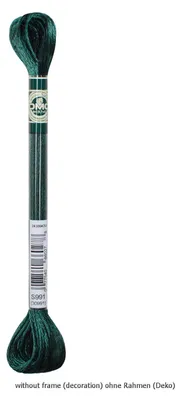 Produktbild von DMC Stickgarn Mouline Satin 1008F -991, 6-fädig, 8m