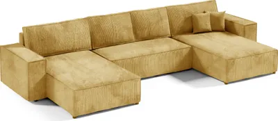 Produktbild von Intenso Ecksofa mit Schlaffunktion Poso U, Orange
