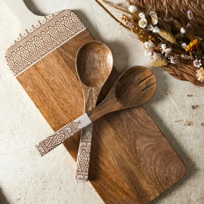 Produktbild von Mango Dune Terracotta Salatbesteck