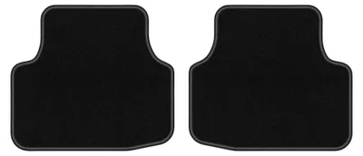 Image de Tapis arrière en moquette pour Seat Leon IV 2020- (berline/break/liftback) – 2 pièces, noirs, sur mesure – Wielganizator LUX
