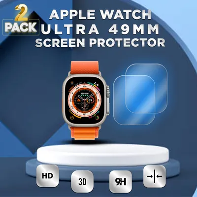 Obrázek produktu pro 2 kusy Apple Watch 49 mm - Tvrzené sklo - Superkvalitní 3D