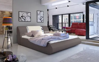 Produktbild von Polsterbett Hotelbett Designbett Flavio 140x200/ 160x200/ 180x200