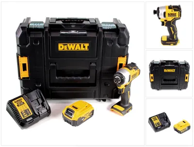 Produktbild von DeWalt DCF 809 P1T Akku Schlagschrauber 18 V Brushless Li-Ion in T-STAK Box + 1 x 5,0 Ah Akku + Ladegerät