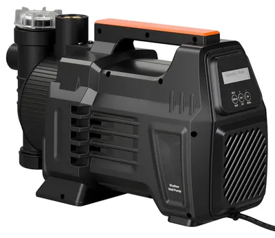 Produktbild von Gartenpumpe Bewässerungspumpe - Jetpumpe 1300 W - Fördermenge 4800 L/h - Förderhöhe 48 m - Selbstansaugend - Mit elektronischer Steuerung - Für Gartenbewässerung & Rasensprenger