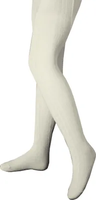 Produktbild von Kinderstrumpfhosen für Mädchen aus Baumwolle Boho Style Creme Größe 98-104