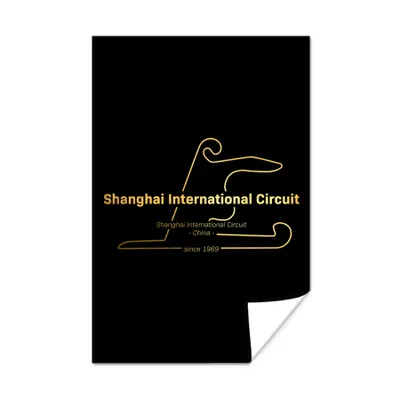 Produktbild von MuchoWow® Poster China - F1 - Rennstrecke 20x30 cm - Papierdruck