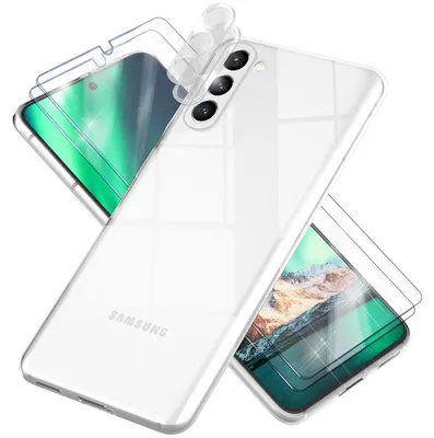 Immagine prodotto di Custodia NALIA "GLAZE" per Samsung Galaxy S23 Plus - Custodia protettiva in TPU trasparente, anti-ingiallimento, sottile e leggera - Custodia trasparente per cellulare