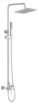 Produktbild von Duschsäule mit Einhebelmischer minimalistisches Duschset Regenbrause