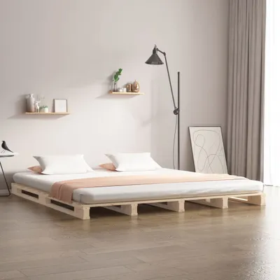 Produktbild von Massivholzbett 140x190 cm Kiefer , Klassische Betten Design 2024