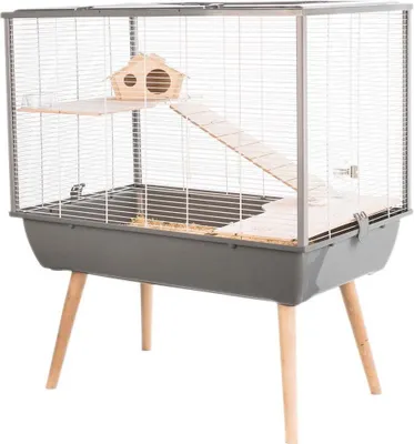 Produktbild von Zolux Cage Neo Silta - Rongador (malá veľkosť, 77,5 x 47,5 x 87,5 cm), farba sivá