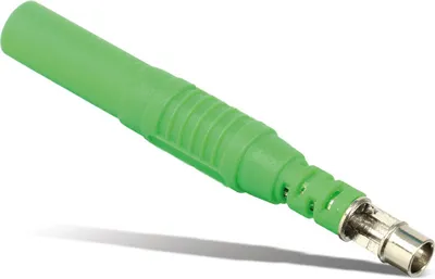 Produktbild von 4 mm Labor-Sicherheitsstecker, CAT II, grün