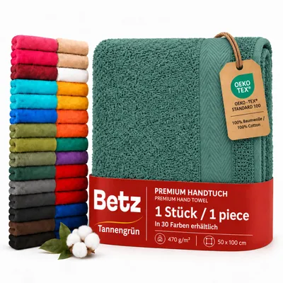Produktbild von Betz Handtuch PREMIUM 50x100 cm Farbe tannengrün