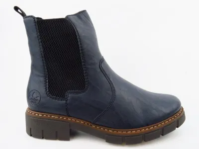 Produktbild von Rieker HWK Damen Stiefel Stiefelette Blau : 40