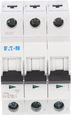 Immagine prodotto di Interruttore automatico 3P C 13A 6kA AC PL6-C13/3 286600