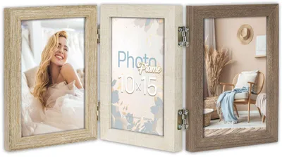 Immagine prodotto di ZEP SH546 Portaritratti in legno Trani 3 foto 10x15 cm Marrone