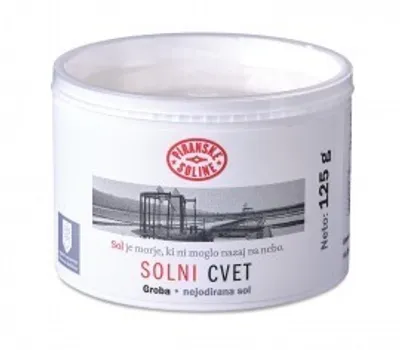 Obrázok produktu pre Piranske Soline soľný kvet v puzdre 125 g