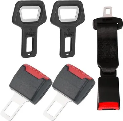 Immagine prodotto di Prolunga per cintura di sicurezza - 5 pezzi - Nero - Prolunghe per cinture di sicurezza - Accessori per una maggiore sicurezza
