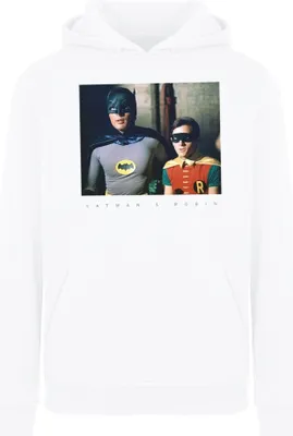 Produktbild von DC Comics - "Batman TV Series Dynamic Duo" Kapuzenpullover für Jungen BI4020 (152-158) (Weiß)