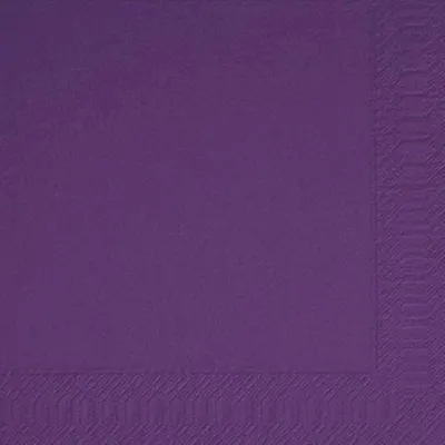 Immagine prodotto di 1000 tovaglioli DUNI, prugna, 3 veli, 33x33 cm, 1/4 di piega 165531