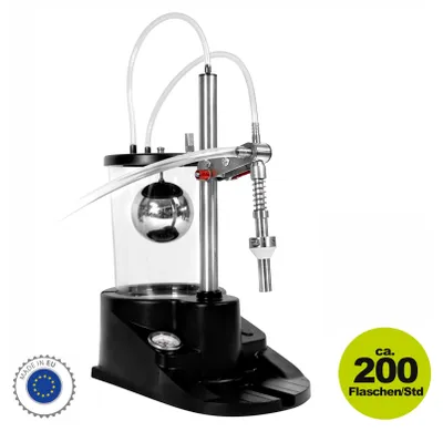 Produktbild von Abfüllmaschine Flüssigkeitsabfüllgerät Flaschen Vakuum Abfüller Edelstahl Profi