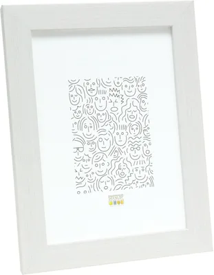 Image de Cadre photo Deknudt S41VF1 blanc 21 x 29,7 cm DIN A4