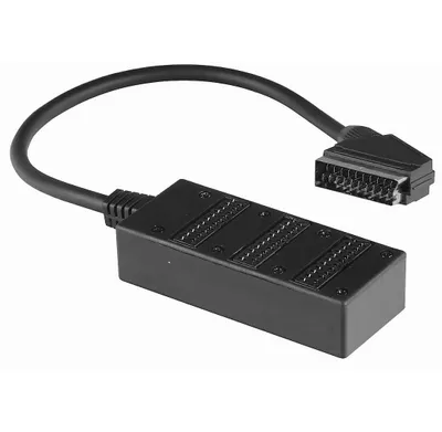 Obrázek produktu pro Hama 122226, SCART, Černá, 230 mm, 140 mm, 45 mm, 163 g