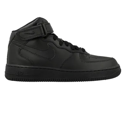 Zdjęcie produktu dla Nike Air Force One 1 Mid Sneaker czarny, Rozmiar buta:EUR 36.5