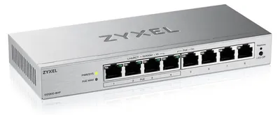 Immagine prodotto di Zyxel GS1200-8HPV3-EU0101F Zyxel GS1200-8HPV3 8-Port Gigabit PoE+ web/smart managed