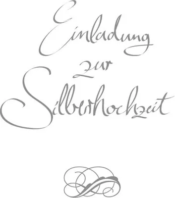Produktbild von Silberhochzeit-Einladungen - 25. Hochzeitstag - 5 Karten – 5