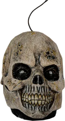 Produktbild von Antiker Totenkopf als kleine Schrumpfkopf Hängefigur 15cm