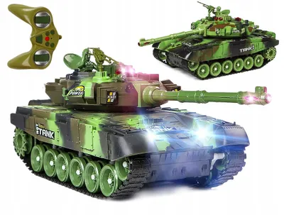 Zdjęcie produktu dla Duży Czołg Zdalnie Sterowany Big War Tank Efekty
