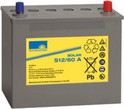 Produktbild von Exide Sonnenschein Solar S12/60 A Blei-Gel Batterie 12V 60Ah