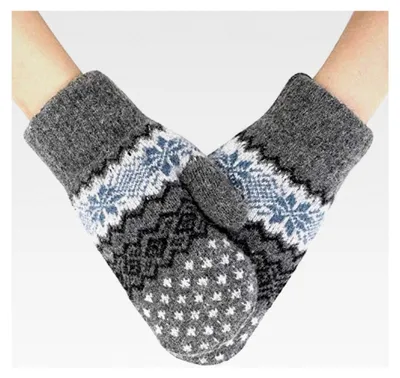 Produktbild von Damen Fäustlinge Winterhandschuhe mit Fleecefutter